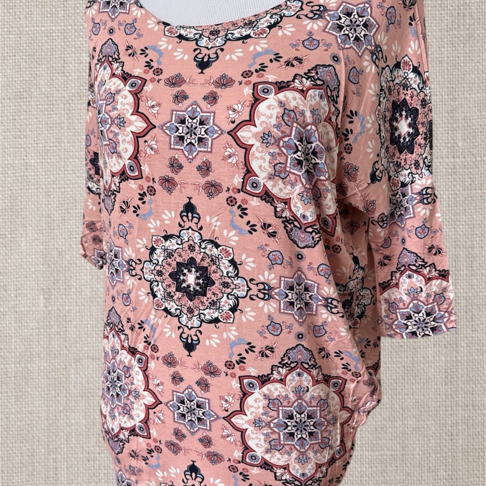 Floral Patterned Women's Top - Pink